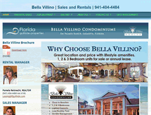Tablet Screenshot of bellavillino.com